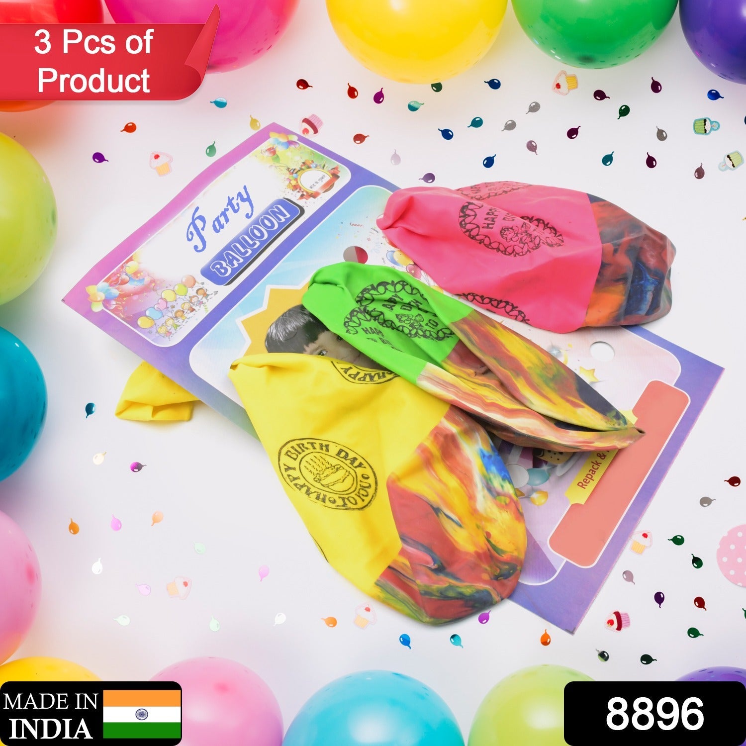 Big Size Balloons Kinds of Rainbow Party Latex Balloons for Birthday/Anniversary/Valentine's/Wedding/Engagement Party Decoration Multicolor (3 Pcs Set Big Size Balloons Kinds of Rainbow Party Latex Balloons for Birthday/Anniversary/Valentine's/Wedding/Engagement Party Decoration Multicolor (3 Pcs Set